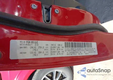 2019 Dodge Journey Se from USA, damaged, VIN 3C4PDCBB1KT737717